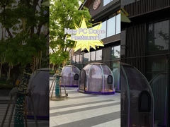 Tenda termoresistente della cupola del policarbonato della tenda trasparente della bolla di isolato 10x10