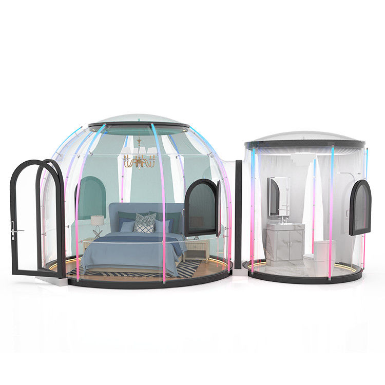 Tenda all'aperto su ordinazione della bolla di spessore 5mm della tenda della bolla di Glamping di colore
