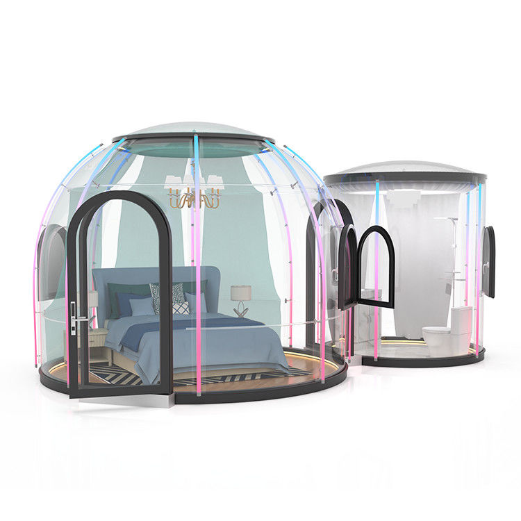 Tenda all'aperto su ordinazione della bolla di spessore 5mm della tenda della bolla di Glamping di colore