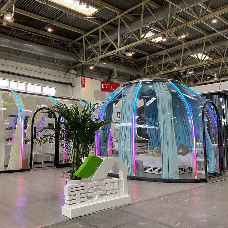 Prefabbricato Moderno Sunroom Dome Case Giardino Casa Glamping Resort Tenda Dome
