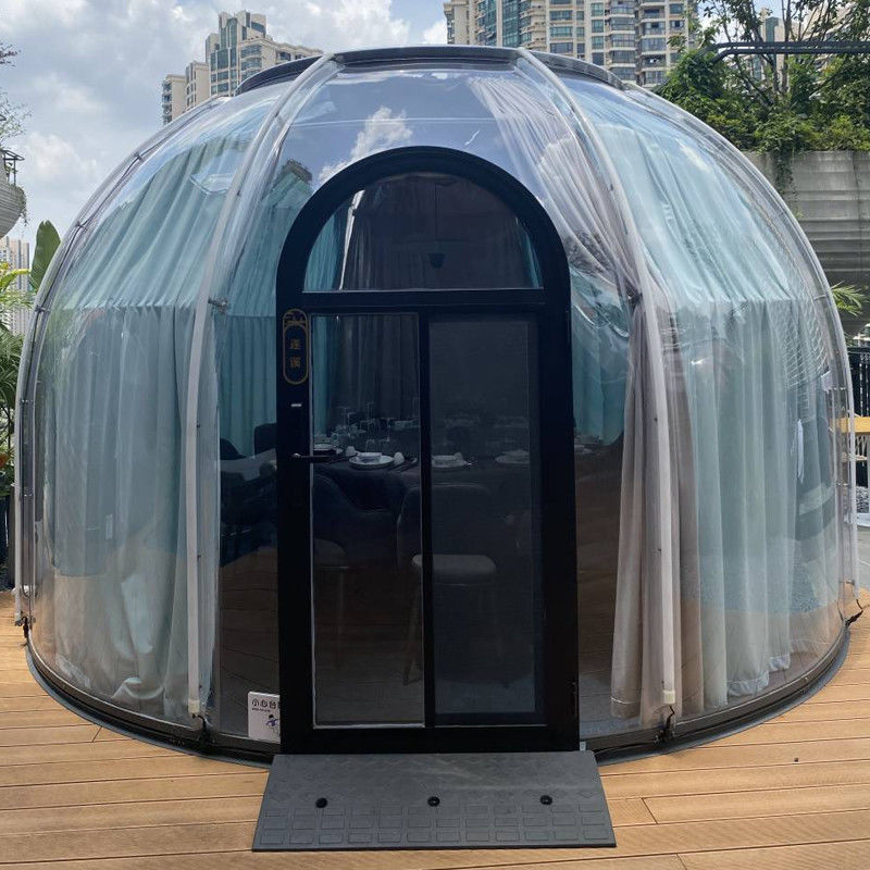 99.9% Resistenza ai raggi UV Chiara PC Dome House Igloo Bubble Tent Per Campeggio Esterno