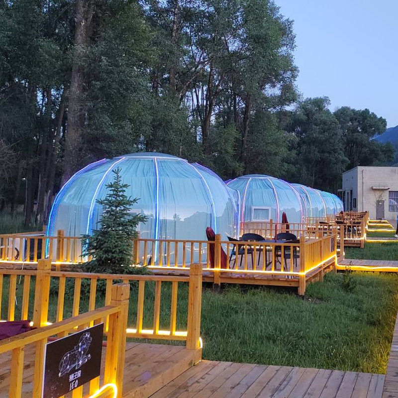 3m x 2.3m Tenda a bolla Igloo impermeabile PC Tenda a cupola chiara per feste ed eventi
