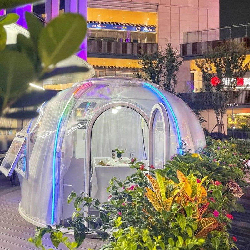 Sport 6m Geodesic Dome PC Clear Dome House Per feste ed eventi